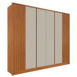 Guarda Roupa Barcelona Casal Ripado 6 Portas 6 Gavetas Tcil
