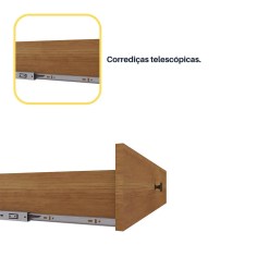Guarda Roupa Fortuna Casal 6 Portas 6 Gavetas Tcil Cinamomo Off White Detalhe Corredica