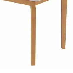 Mesa Alegra 120x80 COM Vidro JCM Cinamomo Off White Detalhe Pe