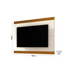 Painel Garden 180cm Para TV Ate 75 Polegadas EDN Medidas