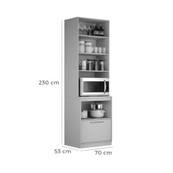 Paneleiro Essence 3 Portas 1 Gaveta Itatiaia Fendi Medidas