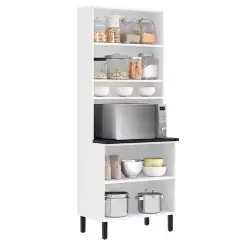 Paneleiro New Premium 4 Portas Itatiaia Branco Interno