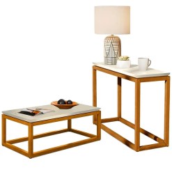 Conjunto Supreme Mesa De Centro E Apoio Tebarrot