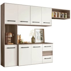 Cozinha Suspensa Juliete 7 Portas 2 Gavetas Nicioli