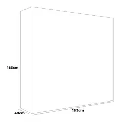 Guarda Roupa New Monaco Casal 6 Portas 12 Gavetas Evidencia Medidas