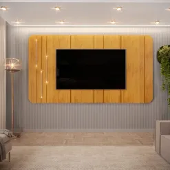 Painel Celine Para TV Ate 75 Polegadas Com LED DJ