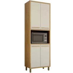 Paneleiro Torino 4 Portas Valdemoveis Cinamomo Off White