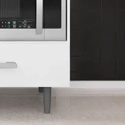 Balcao Alecrim 70cm Para Cooktop 4 Bocas E Forno 1 Gaveta Poliman Detalhe