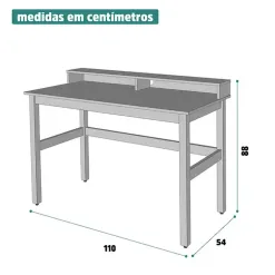Escrivaninha California Mesa Para Notebook Tebarrot Medidas