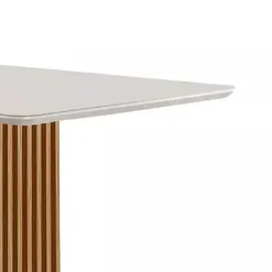 Mesa Riviera 90x90 COM Vidro LJ Moveis Detalhe