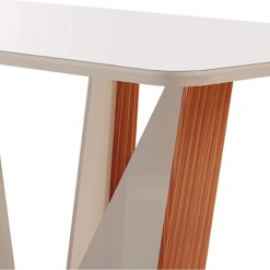 Mesa Veneza 135x90 COM Vidro LJ Moveis Detalhe
