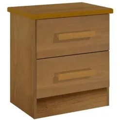 Mesa De Cabeceira New Athos 2 Gavetas D Doro Cinamomo