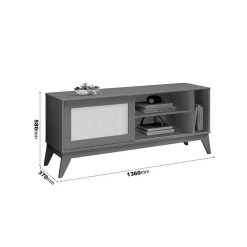 Rack Cayman Para TV Ate 55 Polegadas 1 Porta EDN Medidas