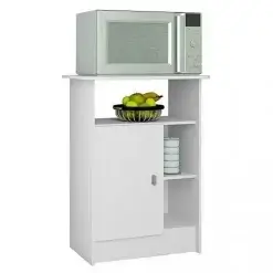 Balcao Multiuso Gramado 1 Porta Com Fruteira Atualle Branco