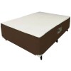 Cama Box Alto Nivel Casal Ortopedica 138x188x47cm Marrom