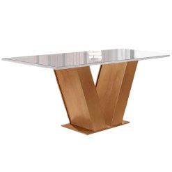 Mesa Classic 160x80cm Cel Moveis Cinamomo Off White