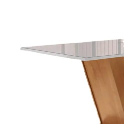 Mesa Classic 160x80cm Cel Moveis Detalhe Tampo