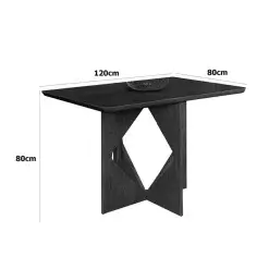 Mesa Madrid 120x80cm Minas Plac Medidas