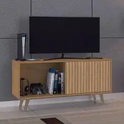 Rack Malaga Para TV Ate 55 Polegadas 1 Porta Atualle