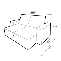 Sofa Pequim 3 Lugares Retratil E Reclinavel 200cm Tecido Suede Uniao Medidas