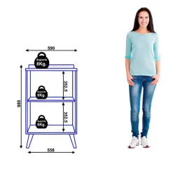 【マナブ】　フォトＬサイズ Balcão Favorita 1 Porta para Cozinha Zanzini