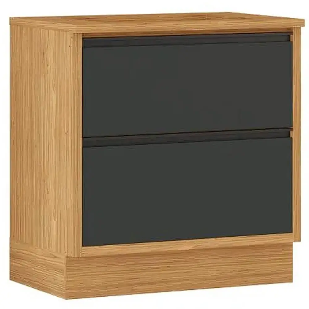 Balcao Lisboa 80cm 1 Porta 1 Gaveta Para Cozinha Itatiaia Grafite