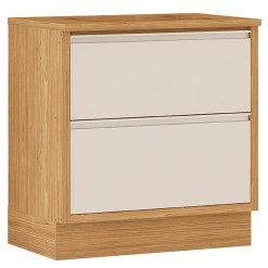 Balcao Lisboa 80cm 1 Porta 1 Gaveta Para Cozinha Itatiaia Off White