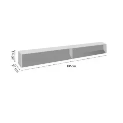 Nicho Suspenso Aspen 135cm Com 2 Portas EDN Medidas