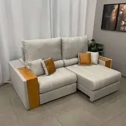 Sofa Sorrento 4 Lugares Retratil E Reclinavel Tecido Linho 230cm Innove Foto Real Gelo