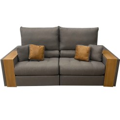 Sofa Sorrento 4 Lugares Retratil E Reclinavel Tecido Linho 230cm Innove Grafite