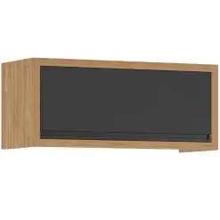 Armario Aereo Lisboa 80cm 1 Porta Itatiaia Grafite