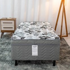 Cama Box Dackar Solteiro Ortopedica 88x188x52cm Orthoside Foto Real