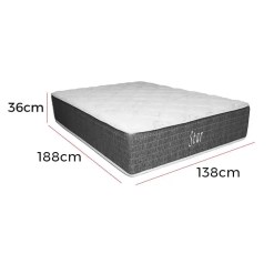 Colchao Star Casal Molas Ensacadas 36x188x138 Ortobom Medidas