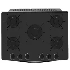 Fogao Smart Glass 5 Bocas Automatico Detalhe