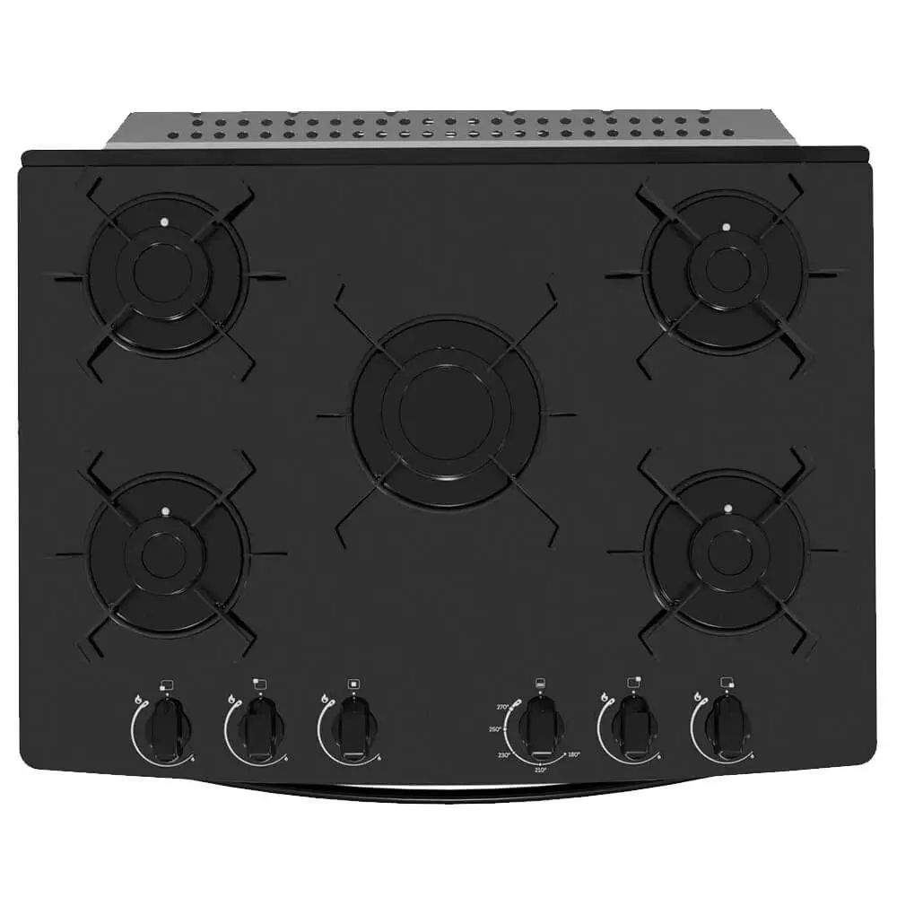 Fogao Smart Glass 5 Bocas Automatico Detalhe