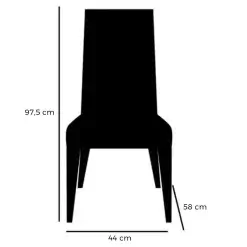 Kit 2 Cadeiras Paris Em Veludo Estofadas Cel Moveis Medidas