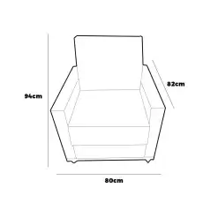 Poltrona Austria Em Veludo Com Almofada Solta Uniao Medidas