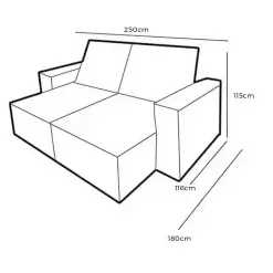 Sofa Kioto 4 Lugares Retratil E Reclinavel Tecido Veludo 250cm Kasacomigo Medidas