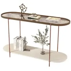 Aparador Alamanda Organico Espelhado JB Bechara Castanho Off White