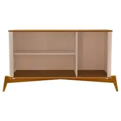 Buffet Buriti Com 3 Portas E Pes De Madeira Macica JB Bechara Interno