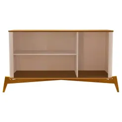 Buffet Buriti Com 3 Portas E Pes De Madeira Macica JB Bechara Interno