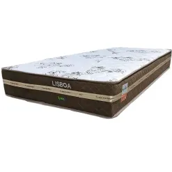 Colchao Lisboa Solteirao Molas Ensacadas 24x188x108 Ecotec