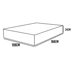Colchao Lisboa Solteirao Molas Ensacadas 24x188x108 Ecotec Medidas