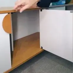 Rack Buriti 195cm Para TV Ate 70 Polegadas 3 Portas JB Bechara Detalhe