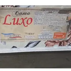 Cama Box Luxo Casal Ortopedica 138x188x40cm Bio Flex Detalhe