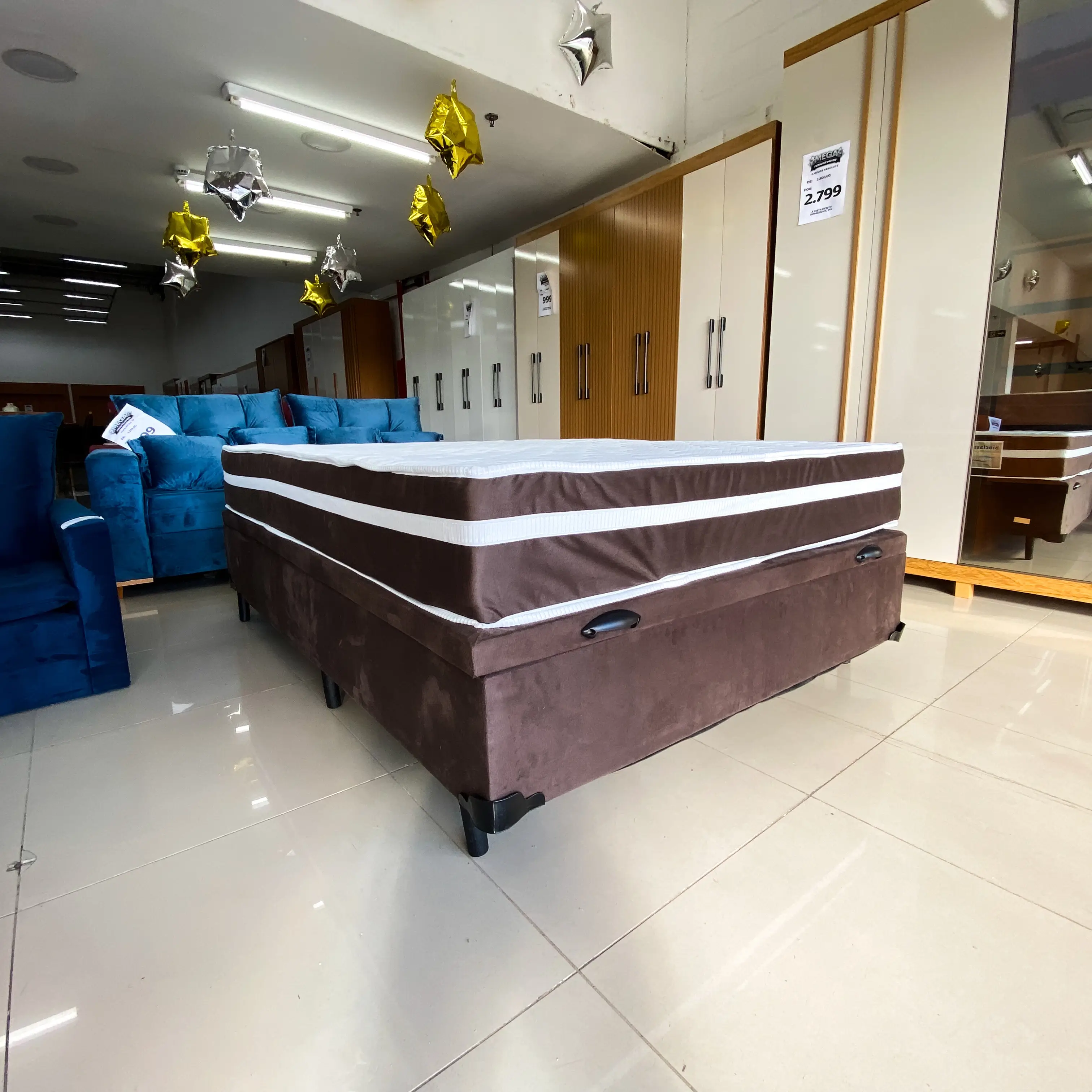 Colchao Bio Classic Casal com Molas Ensacadas 24x188x138 Bio Flex Foto Real