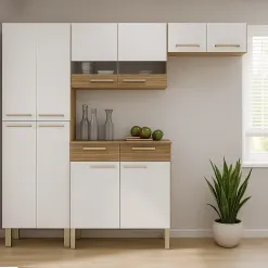 Cozinha Nala Completa 4 Pecas 9 Portas 2 Gavetas