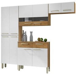 Cozinha Nala Completa 4 Pecas 9 Portas 2 Gavetas Kits Parana