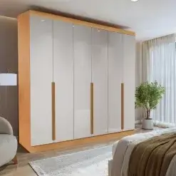 Guarda Roupa Alvorada Casal 6 Portas 6 Gavetas