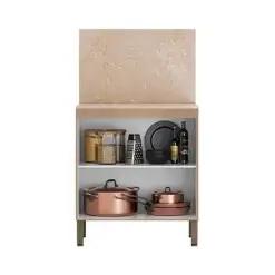 Balcao Art 80cm 2 Portas Para Cozinha Kits Parana Interno